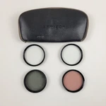 Vintage Samigon Lens Case With 4 Filters, Hoya, Kalcor. Fixed Price $6.95.