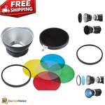 Enhance Your Lighting With AD-R14 Reflector & 5 Color Filters For Godox Flashes. Fixed Price $42.69.