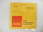Color Compensating Filter Kodak CC20M 3" X Gelatin Wratten Ln- $10. Fixed Price $10.00.