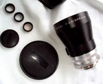 Schneider-kreuznach Tele-xenar F:4.8/200MM Lens-w/caps, Hood, Case & Filters. Fixed Price $165.00.