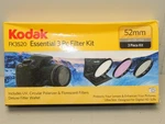 Kodak FK3520 Pc Kit - 52MM Uv, Polarizer, Florescent Filters. Fixed Price $5.99.