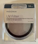 Insignia Filter 58MM -- NS-UVF58 New Nib. Fixed Price $9.00.
