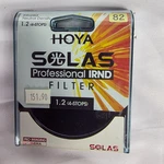 Neutral Density Photography Filter 82MM Hoya Solas Professional Irnd Infrared. Fixed Price $85.50.