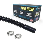 9MM/10MM/160MM Black Corrugated Ptfe Flexible Fuel Pump Hose E85/GAS +clamps Qfs. Fixed Price $10.98.