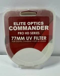 Elite Optics Commander Pro Hd Series 77MM Filter GG-77UV-CLR. Fixed Price $18.60.