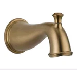Delta Faucet, Champagne Bronze RP72565CZ Cassidy Tub Spout/pull-up Diverter, 0.5. Fixed Price $80.00.