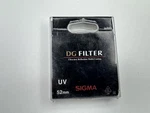 Sigma Dg Filter 52 Mm Uv Ultra Low Reflection Multi Coating Slr Film. Fixed Price $17.00.