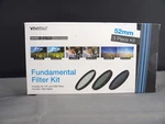 New Vivitar Fundamental Kit 52MM - 3 Pieces Uv, Cpl, ND8 Filters Sealed. Fixed Price $6.00.