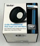 Vivitar 0.43X Professional Wide Angle Lens 46 Mm Auto Focus High Definition New. Fixed Price $14.95.