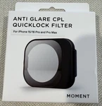 Moment Anti Glare Cpl Quicklock Filter Lens For Iphone 15/16 Pro & Max. Fixed Price $49.00.