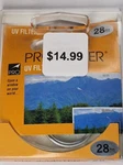 Uv Precise Glass Lens Filter Japan Safety E28 E-28 Promaster. Fixed Price $9.99.