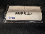 Tiffen 6.6X6.6" Color Conversion Glass Filter Mfr #666680A Serial: Plus 2. Fixed Price $300.00.