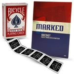 Bicycle Marked Deck Kit + Dvd Close Up Magic Trick Cards Mental Mind Reading Set. Fixed Price $29.89.