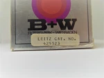 B+w KB-12 Blue Coated Glass Lens Filter Germany. Fixed Price $17.60.