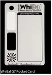 Whibal G7 Pocket-sized Neutral White Balance Card (5.3CM X 8.5CM) New From Japan. Fixed Price $68.87.