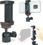 Universal Cell Tripod Mount Adapter 360 Rotation Ball Head For Smartphone. Fixed Price $7.99.