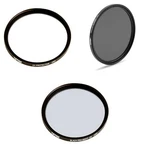 Tiffen 95MM Coarse Uv Protector Circ Polarizing Black Promist 1/8 Filter Kit. Fixed Price $395.00.