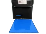 Schneider 6.6X6.6" Solid Color Sapphire Blue Glass Filter Mfr #68-104266. Fixed Price $400.00.