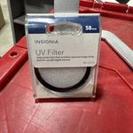 Insignia Filter 58MM -- NS-UVF58. Fixed Price $9.25.