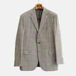 Grey/green Patterned Suit Made Of Wool (eu 52). Fixed Price $400.84.