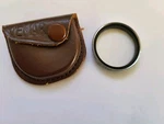 Vemar Coated 29.5MM Threaded #6 Diopter Close-up Lens With Leather Case. Fixed Price $9.95.