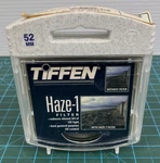 Tiffen HAZE-1 Uv Filter 52MM Screw-in Lens Protector Camera Made Usa. Fixed Price $5.98.