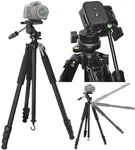 Prof. 80" True Heavy Duty Tripod With Case For Sony DSC-H400 DSC-HX400 DSC-HX300. Fixed Price $89.03.