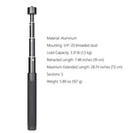 28.7" Action Camera Selfie Stick Telescopic Extension Pole For Gopro INSTA360. Fixed Price $13.99.
