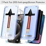 For Iphone MAX/17E/17/16 2 Pack Hd/privacy Screen Protector+simple Tool. Fixed Price $10.51.