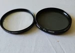 Sears Lens Filters Lot Of 52MM +4 & P.l With Case. Fixed Price $8.00.
