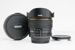 Bower Ultra Wide-angle 8MM F/3.5 Fisheye Fixed Lens For Nikon + Canon Adapter. Fixed Price $99.00.