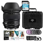 Sigma 24-105MM F4.0 Art Dg Os Hsm Lens For Nikon Pro Hard Case Travel Bundle. Fixed Price $960.30.