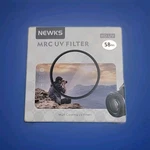 Newks 58MM Mrc Uv Protection Filter,clear Filters. Fixed Price $24.99.
