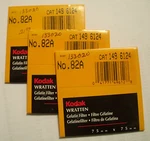 Kodak Wratten Gelatin Filter No 82A 3" Or 75MM Square. Fixed Price $11.25.