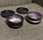 Yashica Yashikor Aux Telephoto 1.4X & Wide Angle Conversion Lens Set. Fixed Price $39.00.