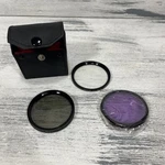 Zeikos 62MM Filter Kit W/ Case Uv Ultra Violet Cpl Polarizer Fl-d Fluorescent. Fixed Price $10.18.