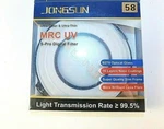 Jongsun 58MM Uv Filter, S-pro Hd Nano MRC16 Camera Ultraviolet Protection. Fixed Price $17.50.
