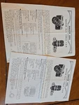 1971 Nikon Nikkor 105MM F2.5 Instruction Manual Nippon Kogaku Book Two Copies. Fixed Price $10.00.