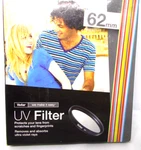 Vivitar UV-62 Mm Filter New In Box, Sealed, Damaged. Fixed Price $12.99.