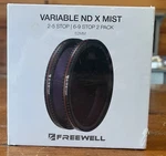 Freewell 62MM Variable Nd X Mist Filter Set 5 & 9 Stop Pack With Case. Fixed Price $199.99.