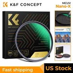 K&f Concept Mc Uv Filter Protection Multi Coated Ultra-slim Nano-x 67/77/82MM. Fixed Price $39.99.