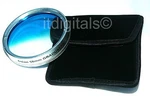 55MM Graduated Blue Color Lens Coated Glass Filter Screw-in Half Clear. Fixed Price $10.49.