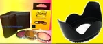 Filter Kit+flower Hood 62MM To Tamron Af 70-300,18-200,SIGMA 28-300,30MM F1.4 Ex. Fixed Price $22.59.