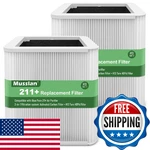 Musslan Pack 211+ Filter Replacement Compatible With Air Purifier, 2-STAG. Fixed Price $83.86.