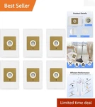 Eureka Compatible 6-PACK Vacuum Bags Superior Micro Filtration For Clean Homes. Fixed Price $25.98.