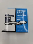 New Ultimaxx 4-PIECE 58MM Hd Digital Close Up Lens Kit, UM-CUK58. Fixed Price $7.95.