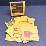Sealed Nos Kodak 75MM Gel Wratten 3X3 CC05G CC10G CC30G CC40G CC50G Filters Usa. Fixed Price $15.00.