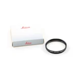 Leica E49 Uva Filter Black + Box 13328 #5634. Fixed Price $120.00.