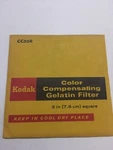 New Kodak No CC50R (1496751) Color Compensating Filter 3" X Sealed Original. Fixed Price $12.90.