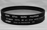 Tiffen 67MM Uv Protection Filter, Hoya Warm And Allura. Fixed Price $25.00.